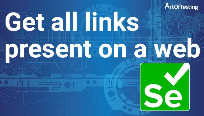 Get all links on a webpage in selenium