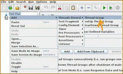 Thread Group in JMeter