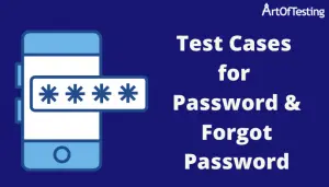 Forgot password test cases